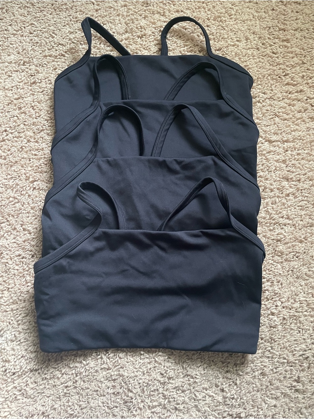 NOBULL Set of 4 Sports Bras in Black
